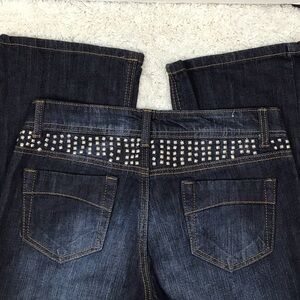 Ten25 studded bootcut jeans 7/8